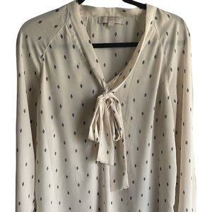 Loft Tie Blouse